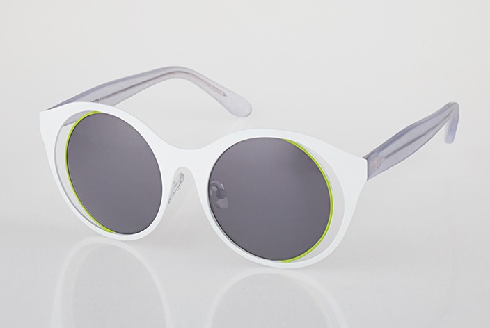 Moon Butterfly White Sunglasses 1